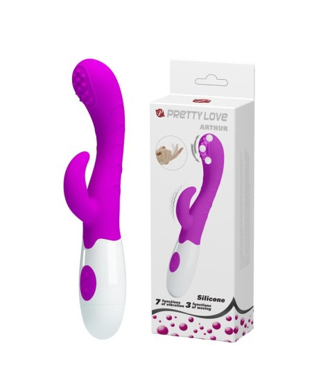 Vibrador Arthur con Movimiento Finger Púrpura